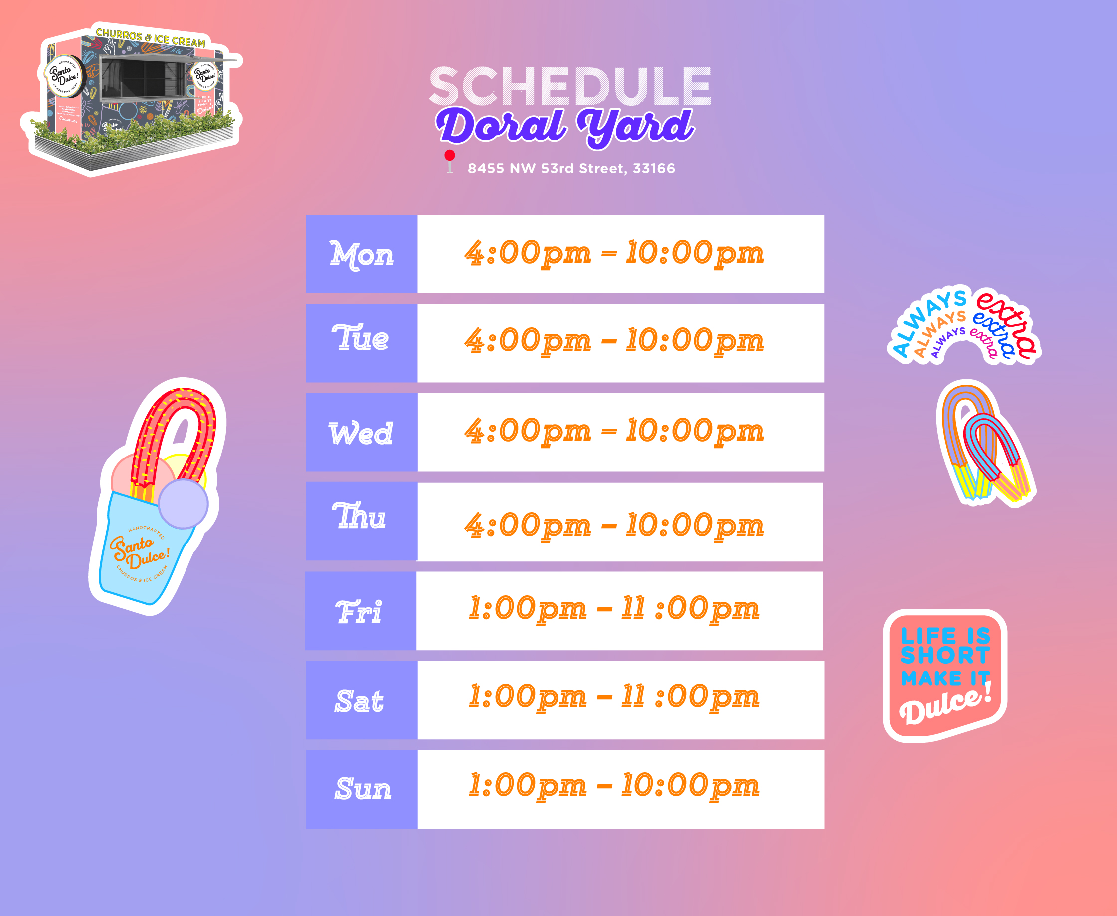 Santo Dulce Churros! In Miami