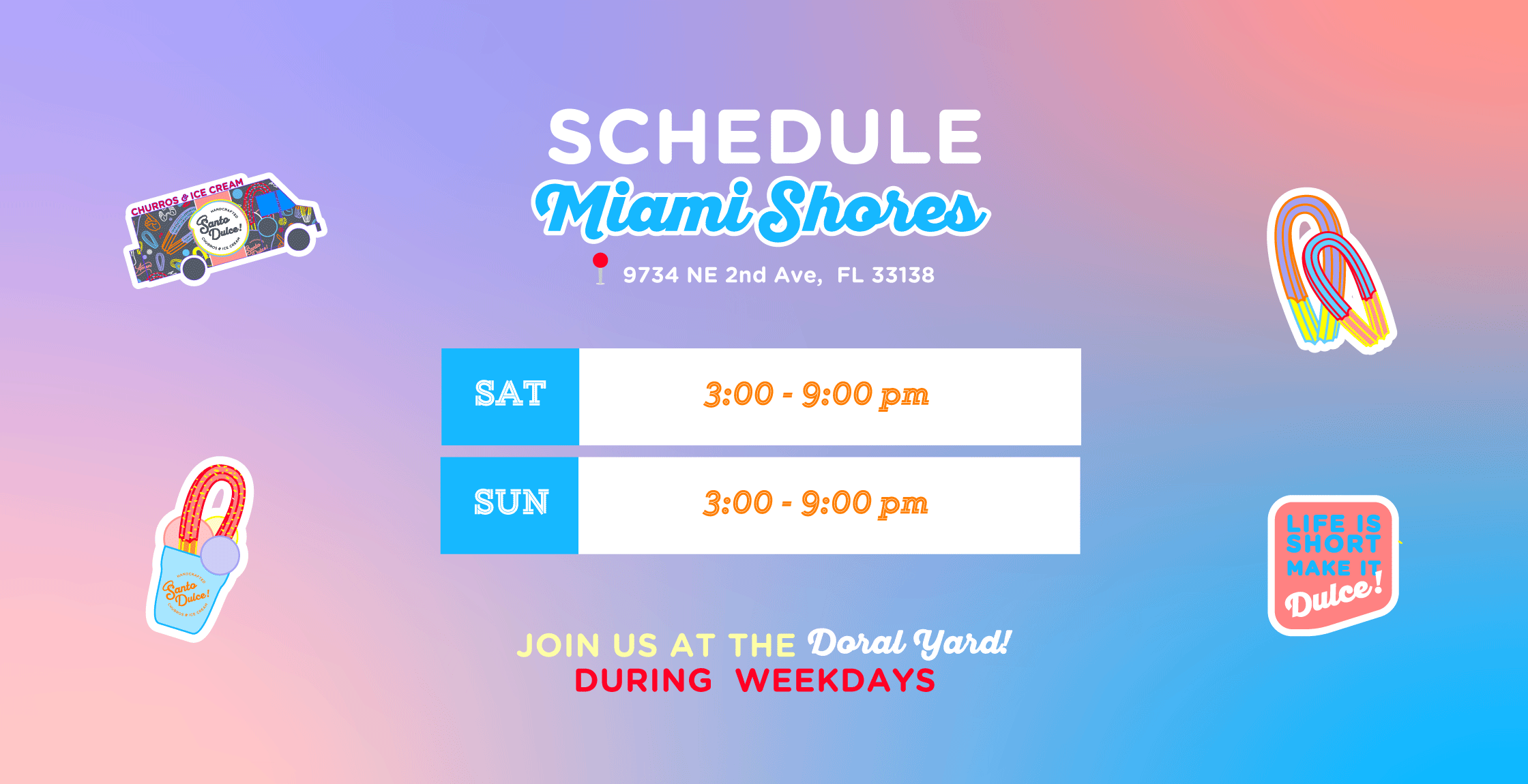 Santo Dulce Churros! In Miami