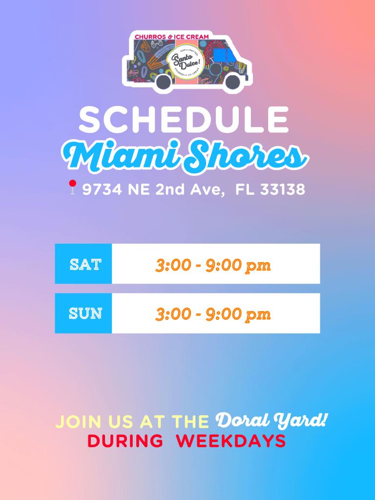 Santo Dulce Churros! In Miami