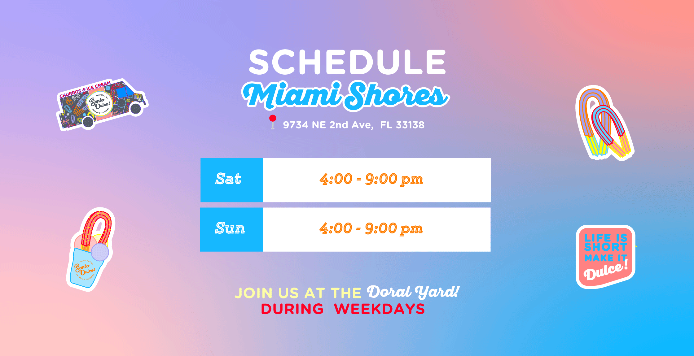 Santo Dulce Churros! In Miami