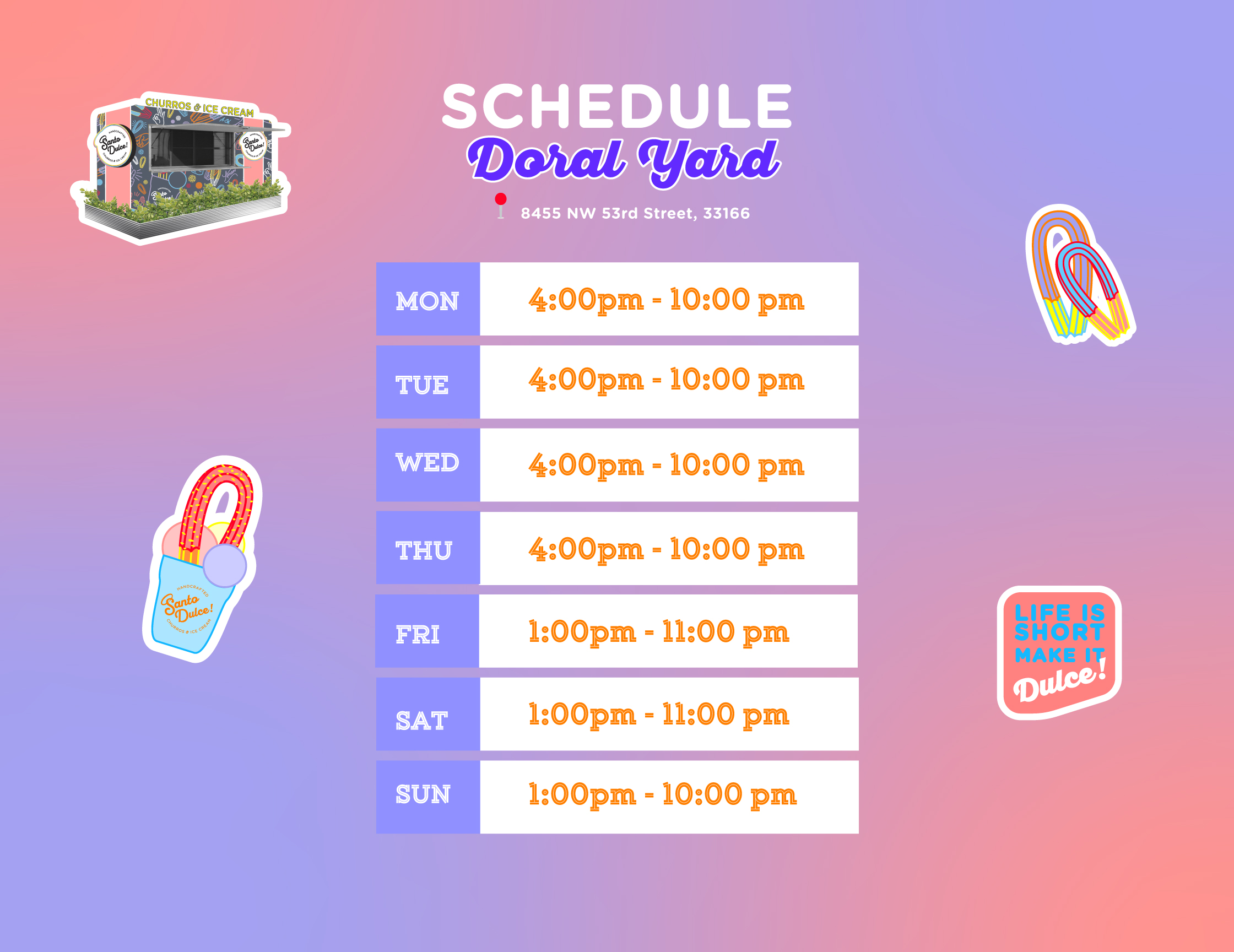 Santo Dulce Churros! In Miami