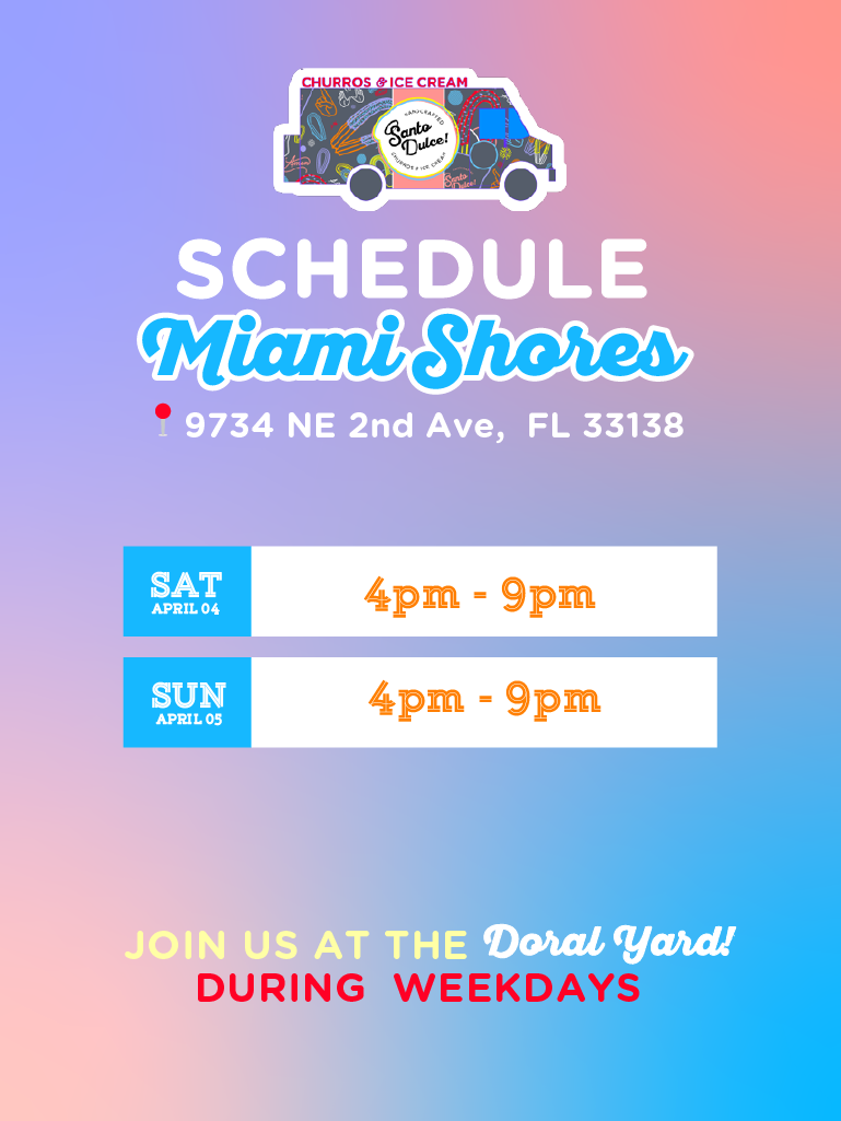 Santo Dulce Churros! In Miami