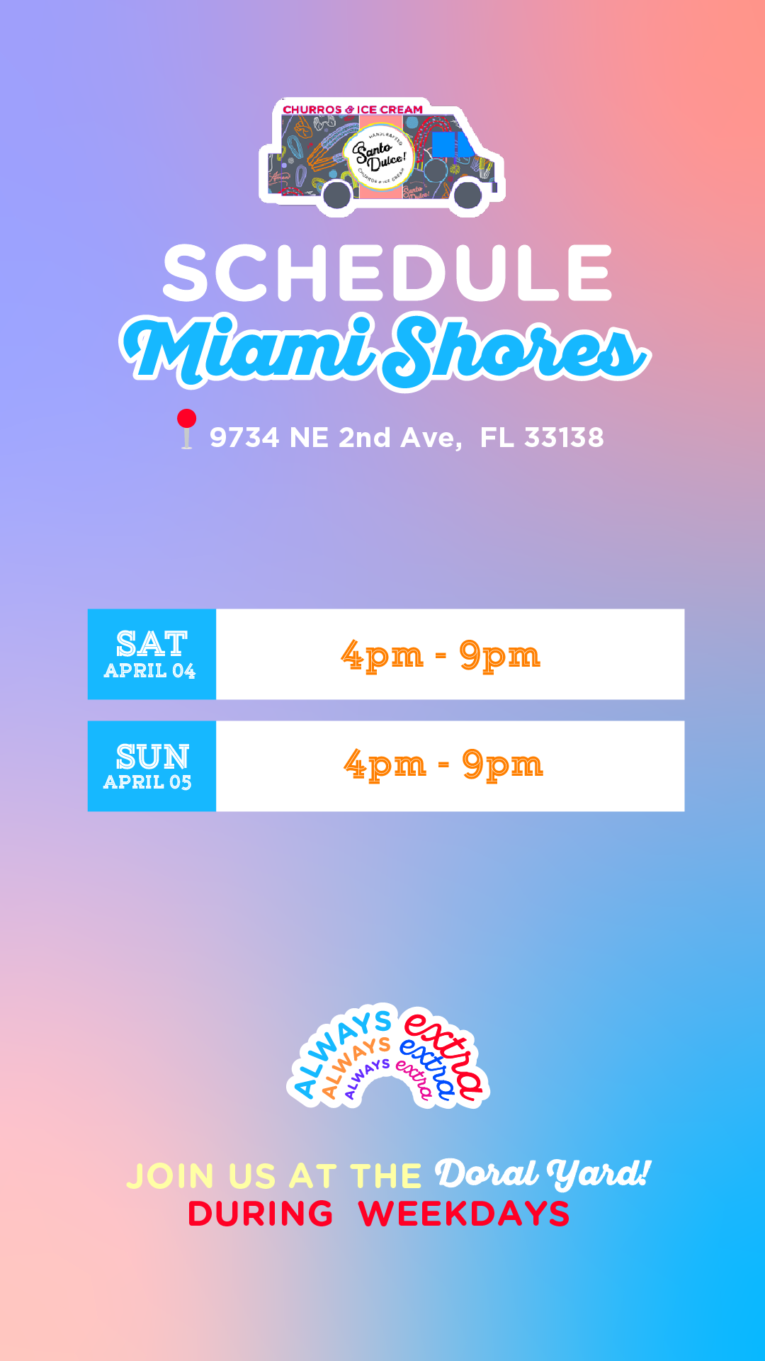 Santo Dulce Churros! In Miami