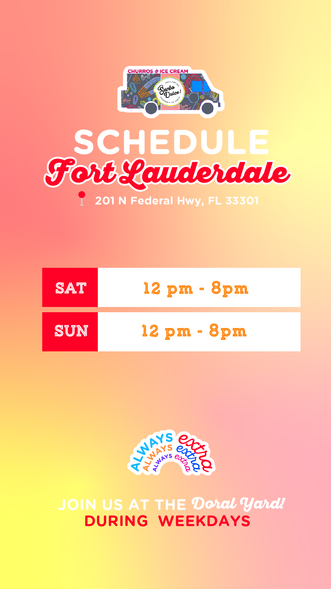 Santo Dulce Churros! In Miami